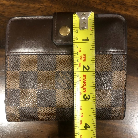 LOUIS VUITTON Damier Ebene Compact Bifold Wallet CA1011 Spain - Picture 7 of 17